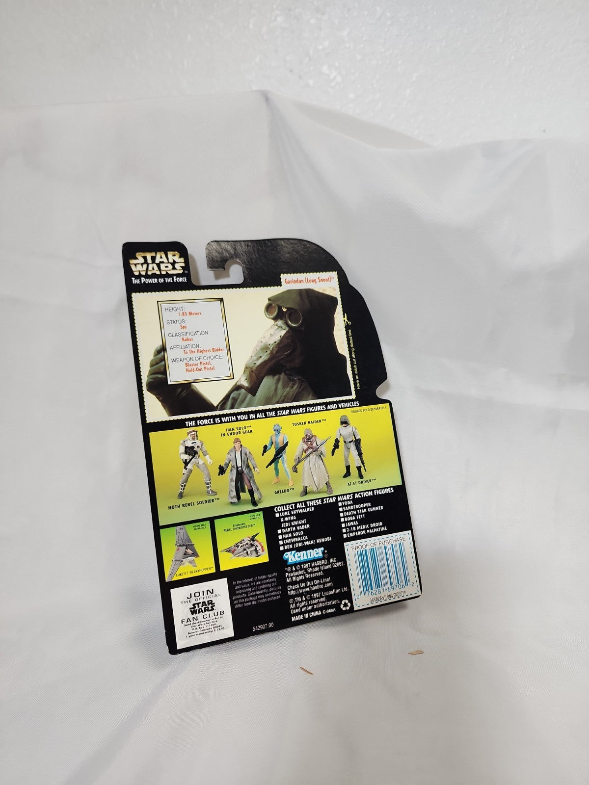 Star Wars-Power of the Force-Garindan (LONG SNOOT) Action Figure 1997,JJ-A-041