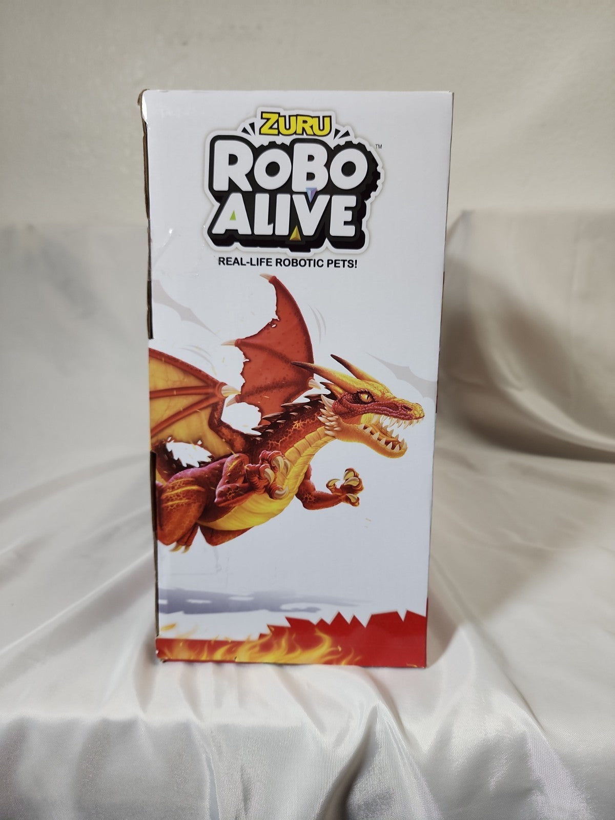 Zuru Robo Alive Fire Breathing Dragon Real Life Robotic Pet (Red) New JJ-B-334