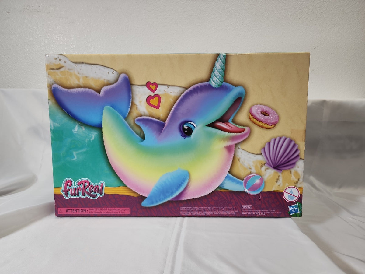 FurReal Wavy The Narwhal Interactive Animatronic Plush Toy,JJ-B-022