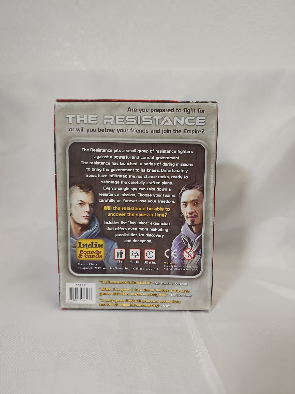 The Resistance Game Indie Boards & Cards Brand New Board Game,JJ-B-332