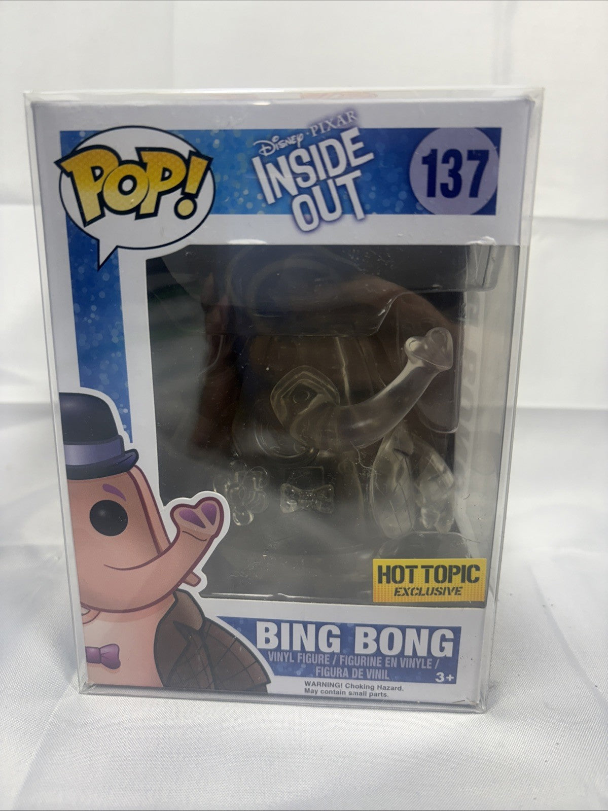 NEW Funko POP! Disney Pixar Inside Out #137 Bing Bong Vinyl - Hot Topic JJ0220JW0