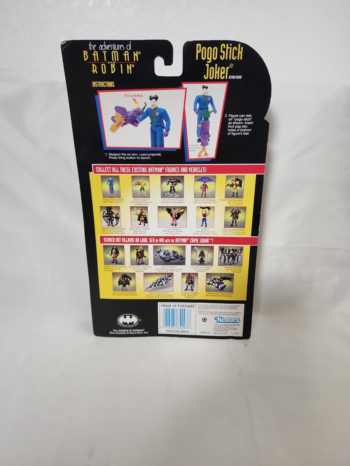 Kenner Batman the Animated Series BTAS POGO STICK JOKER Sealed, JJ-B-033