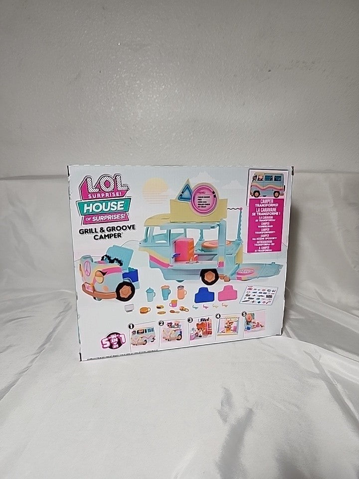LOL Surprise 5-IN-1 Grill & Groove Camper Transforming Playset,JJ-B-330