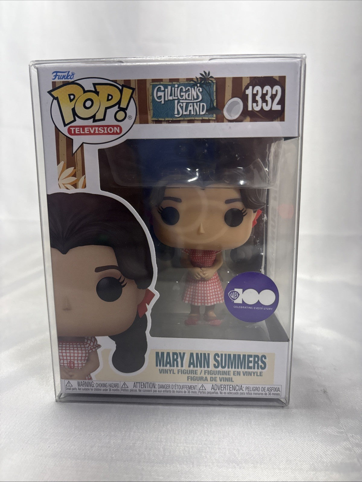 Funko Pop Mary Ann Summers 1332 Gilligan's Island TV WB Exclusive  JJ0230JW0