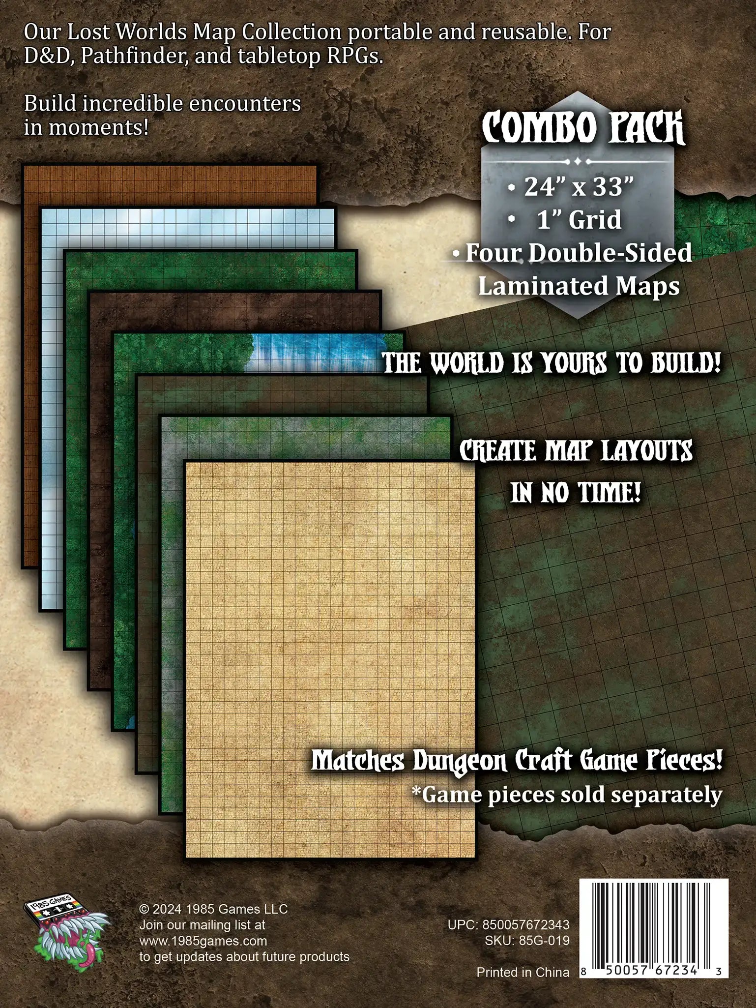 BattleMap: Paquete de mapas Lost World 4