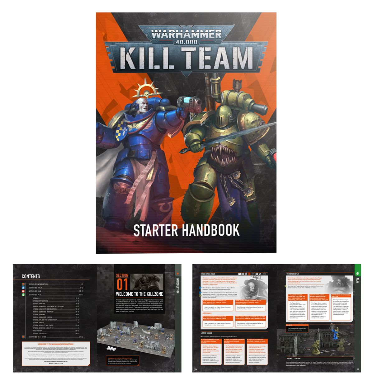 Warhammer 40000 Kill Team Starter Set Skirmish Combat in The 41st Millenium