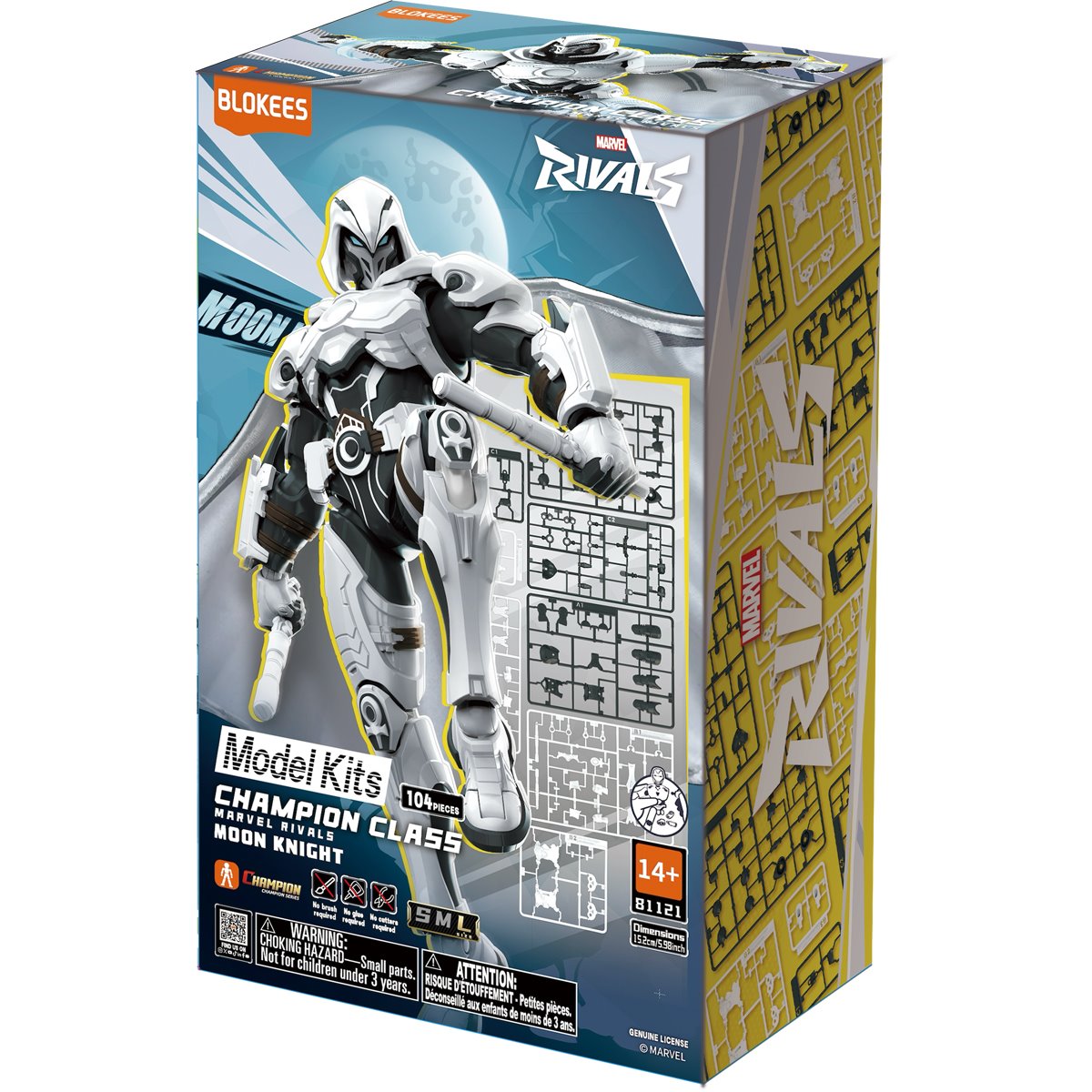 Marvel Rivals: Champion Class Moon Knight Model Kit | Blokees