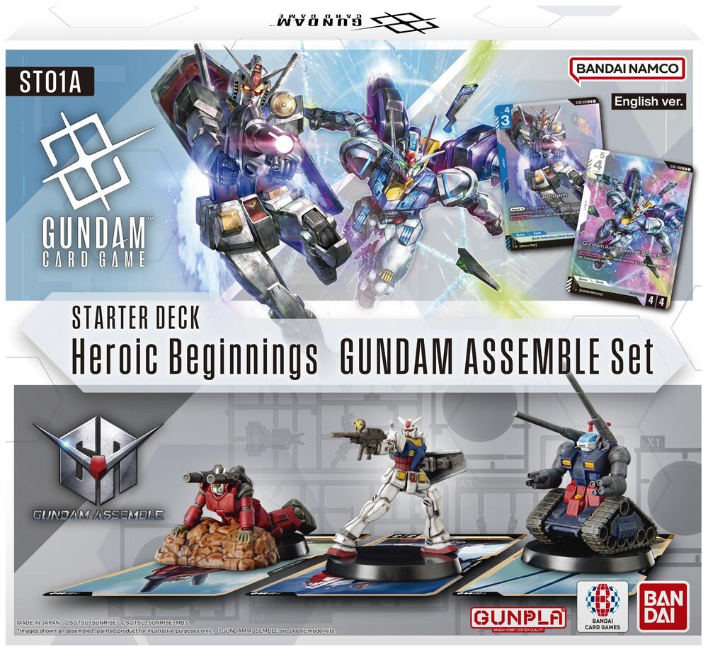 Gundam Card Game: Starter Deck 01: Heroic Beginnings - Gundam Assemble Starter Set