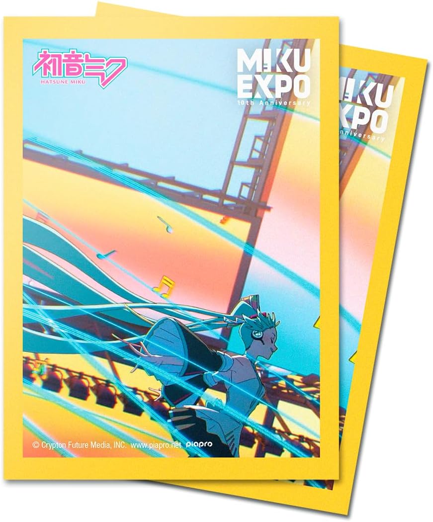 Ultra PRO: Hatsune Miku Tenth Anniversary Card Sleeves Yellow Border