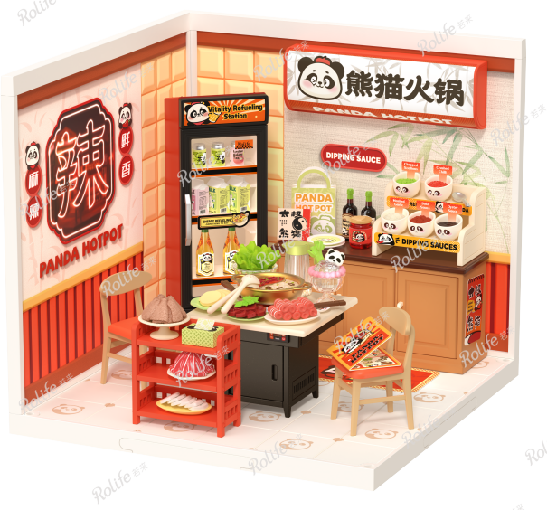 Rolife | Super Creator: Panda Hot Pot - [DW020]