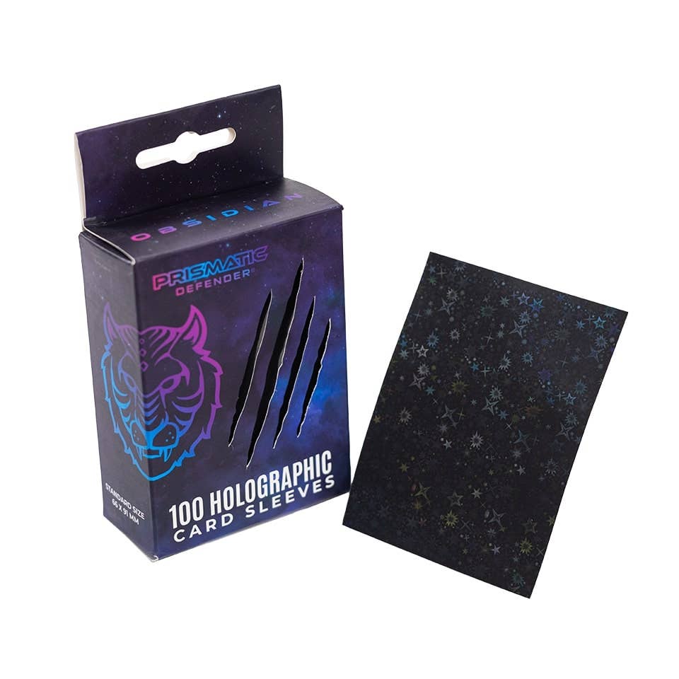 Prismatic Defender: Holographic Card Sleeves - Standard Size - 3 Foil Designs
