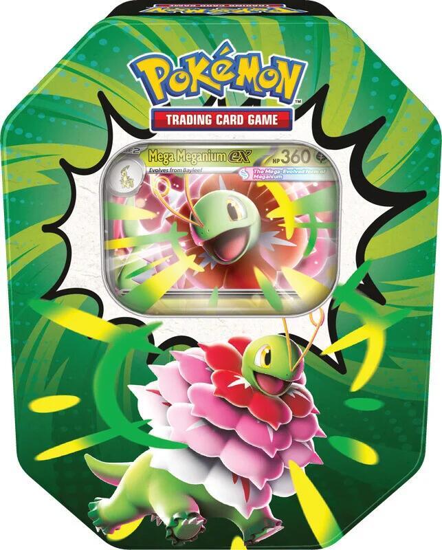 Pokemon TCG: Mega Evolution - Ascended Heroes Mega Meganium Tin