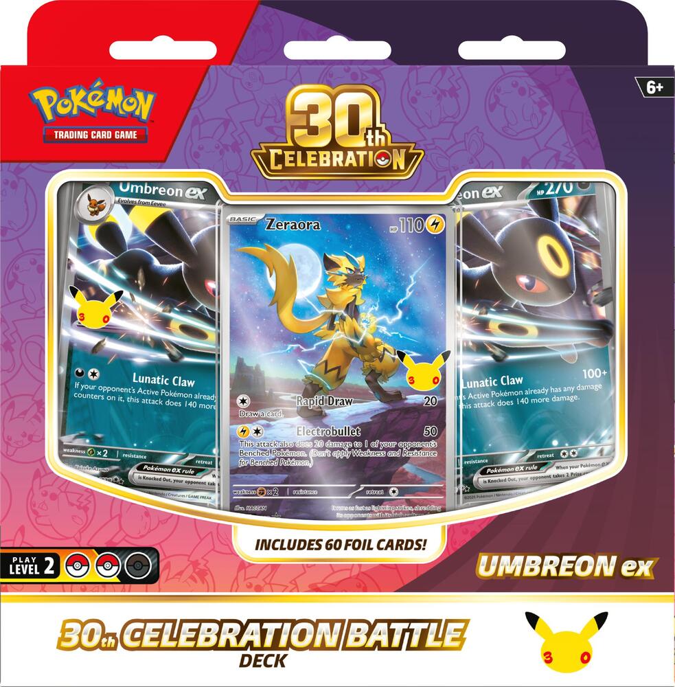 Pokemon TCG: 30TH Celebration Battle Deck : Umbreon ex