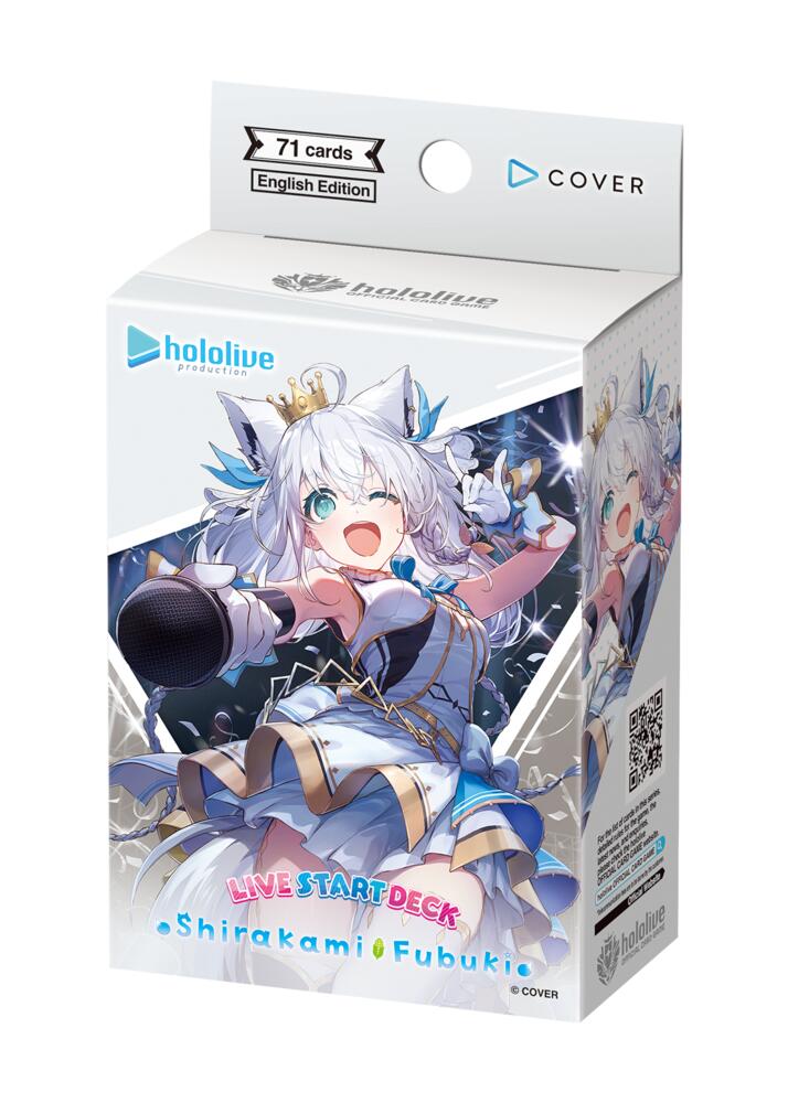 Hololive Live Start Deck - Shirakami Fubuki