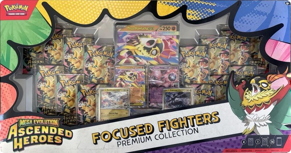 Pokemon: Mega Evolution - Ascended Heroes Focused Fighters Premium Collection