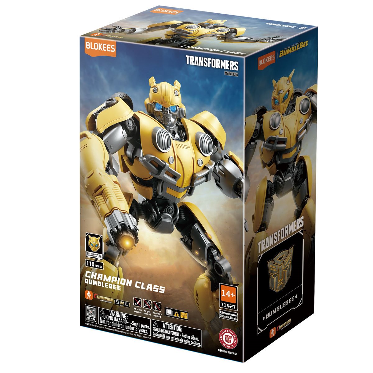 Transformers: Bumblebee Champion Class Model Kit | Blokees
