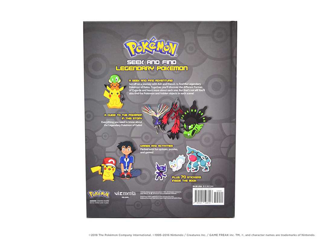 Pokémon Busca y Encuentra: Pokémon Legendarios por Viz_Unknown