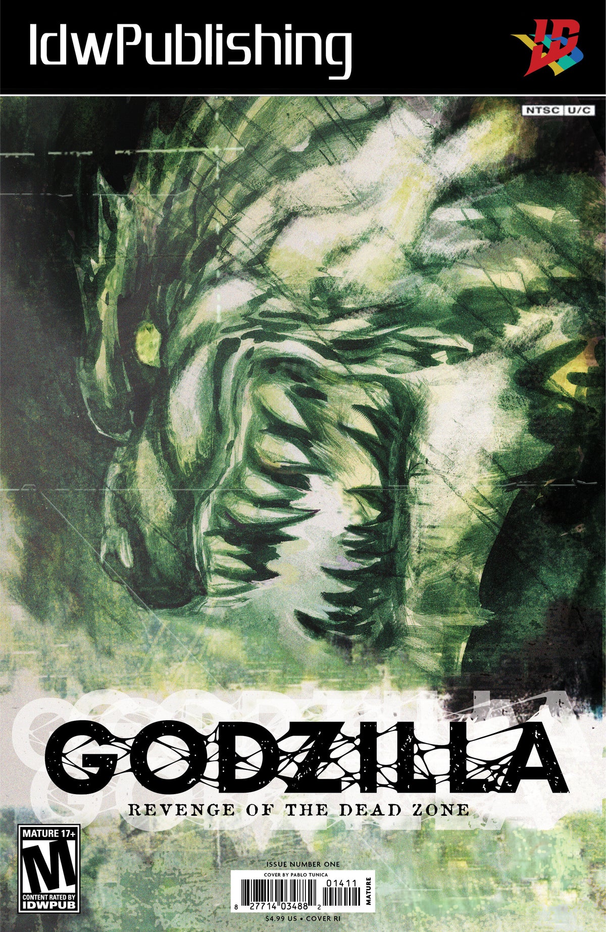 Godzilla: Revenge Of The Deadzone [Kai Sei Era] #1 Variante Ri (10) (Variante homenaje a Tunica Videogame)