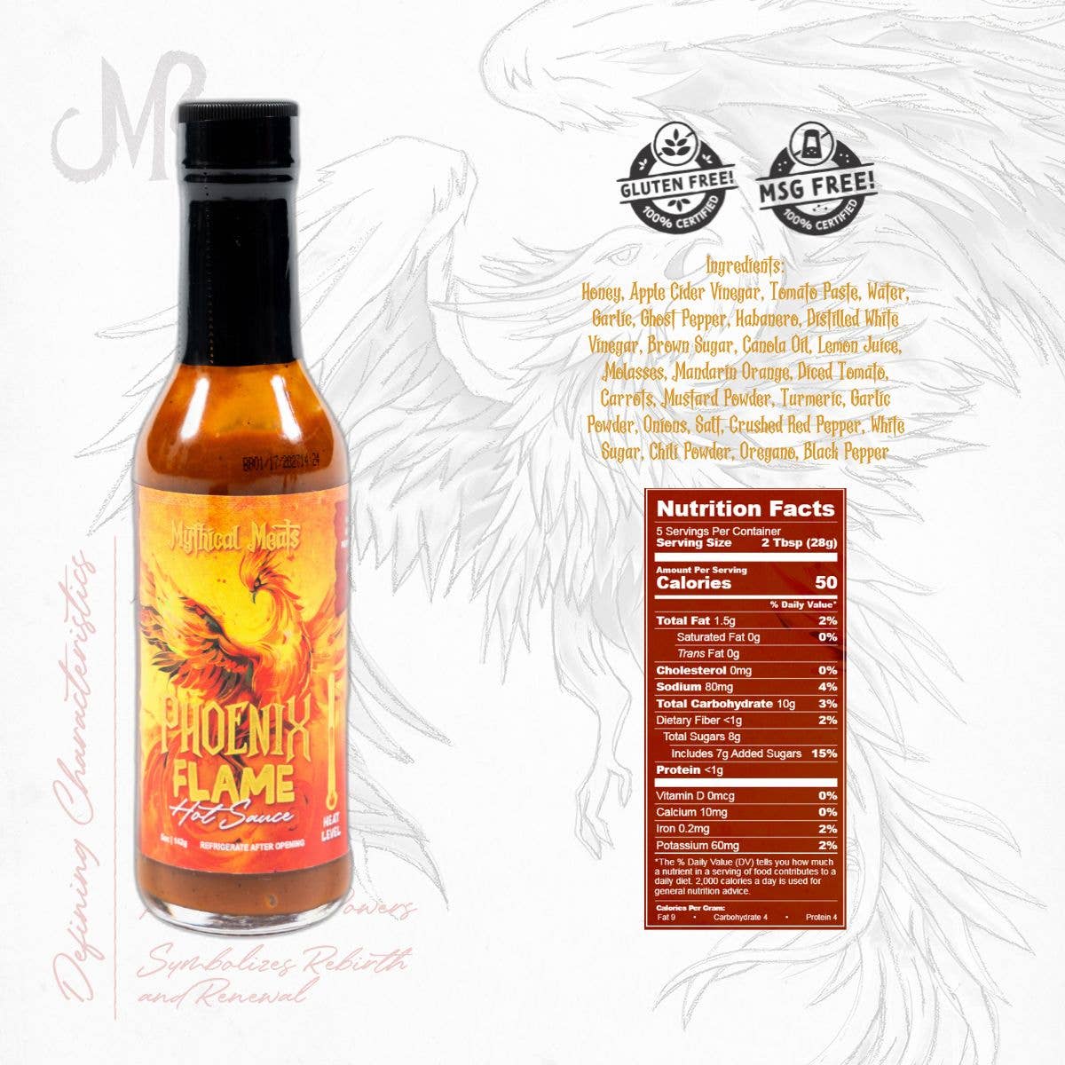 Mythical Meats® Hot Sauces - Case of 6