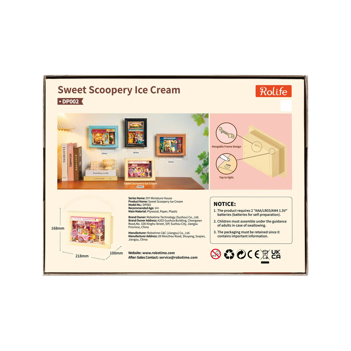Rolife | Story Frames Series: Sweet Scoopery Ice Cream - [DP002]