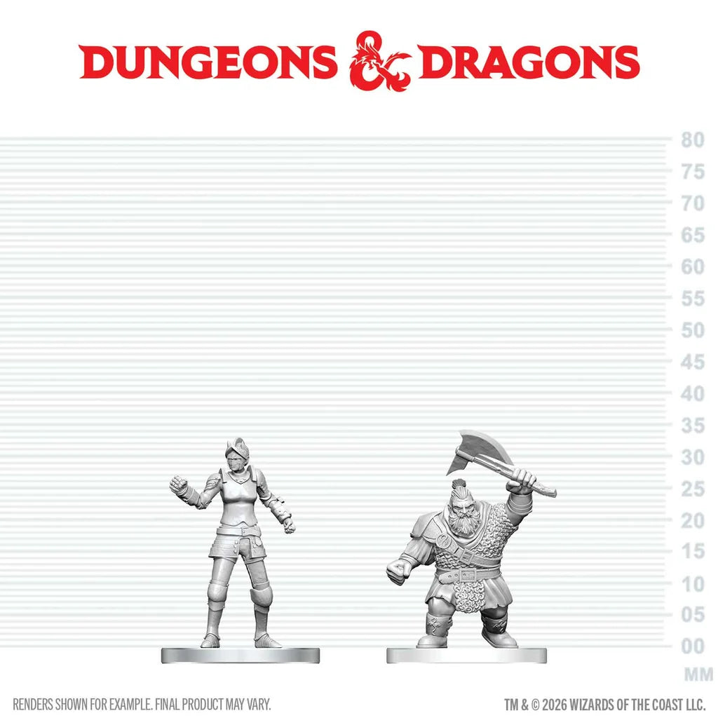 WizKids D&D: Mini Cultists of Bane & Dwarf Zhentilar Soldier