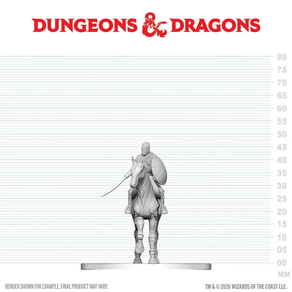 WizKids D&D: Mini Nimblewright Steed with Rider