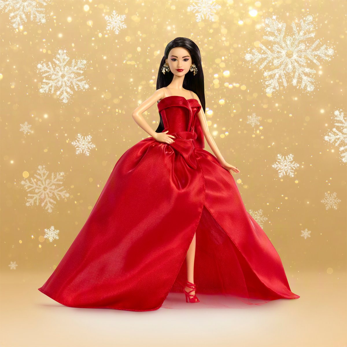 Barbie 2026 Holiday Barbie Doll with Black Hair