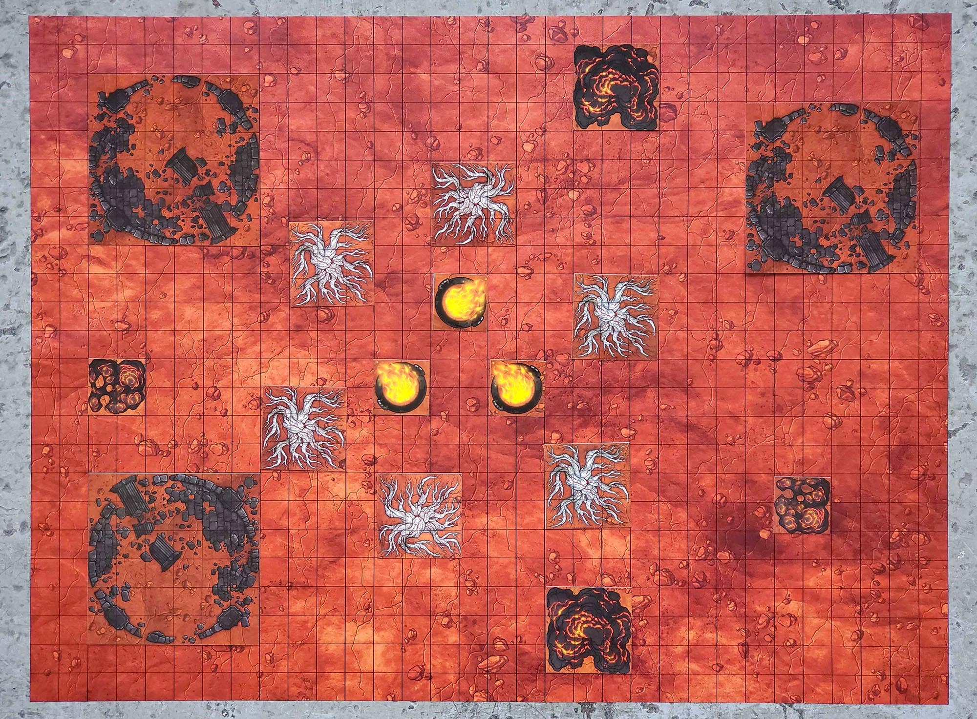 Dungeon Craft - Terreno 2D del libro Hell &amp; High Water para DnD