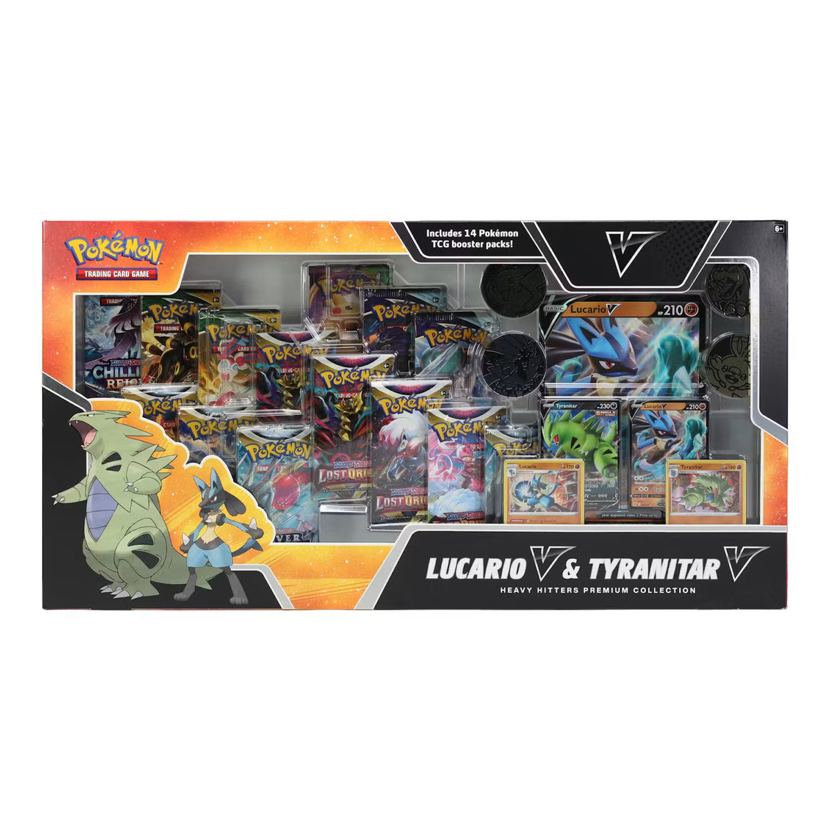 Pokemon TCG: Heavy Hitters Premium Collection - [Lucario V & Tyranitar V]