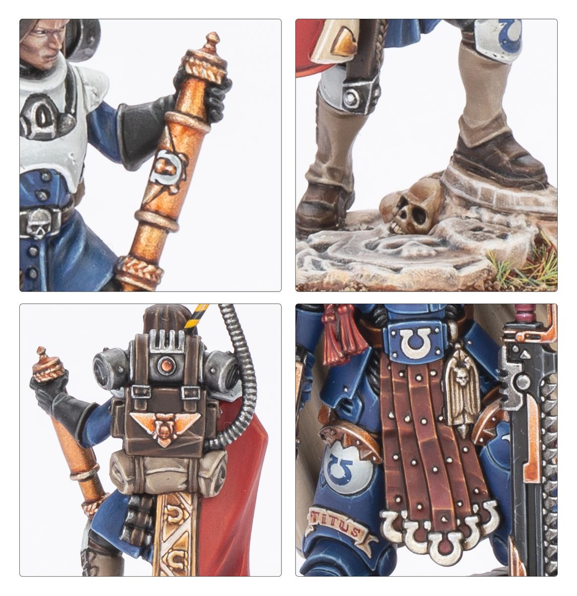 Warhammer 40000 Captain Titus and The Wardens of Ultramar