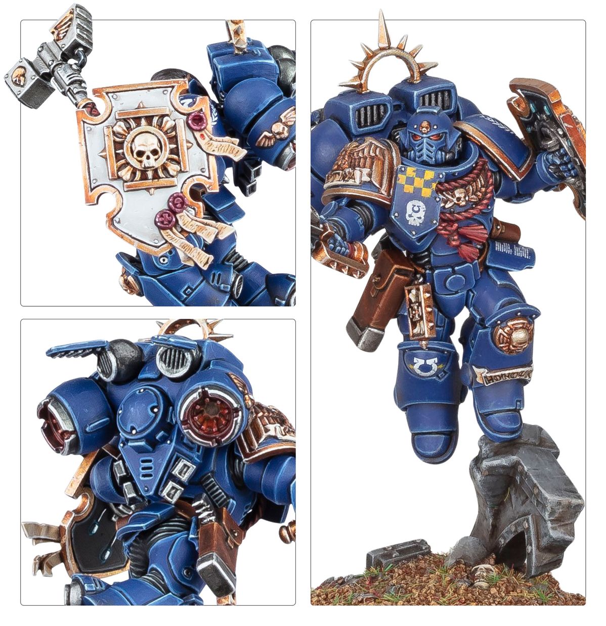Warhammer 40000 Space Marines Captain With Jump Pack And Relic Shield
