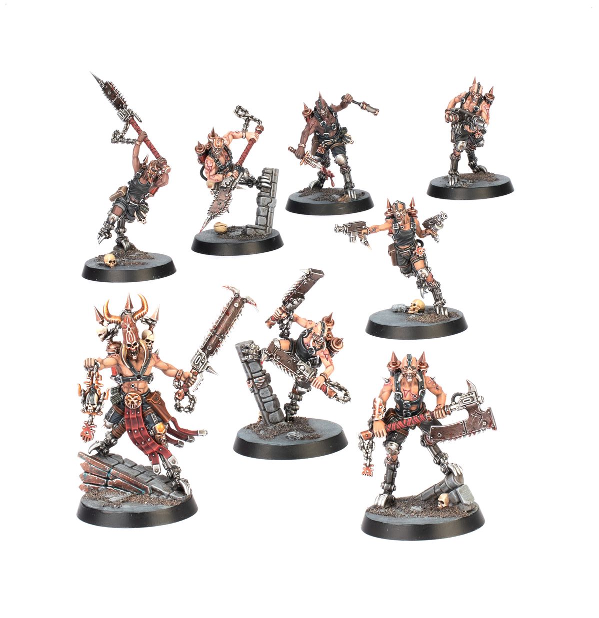 Warhammer 40000 Kill Team Goremongers Bloodthirsty Khorne Cultists