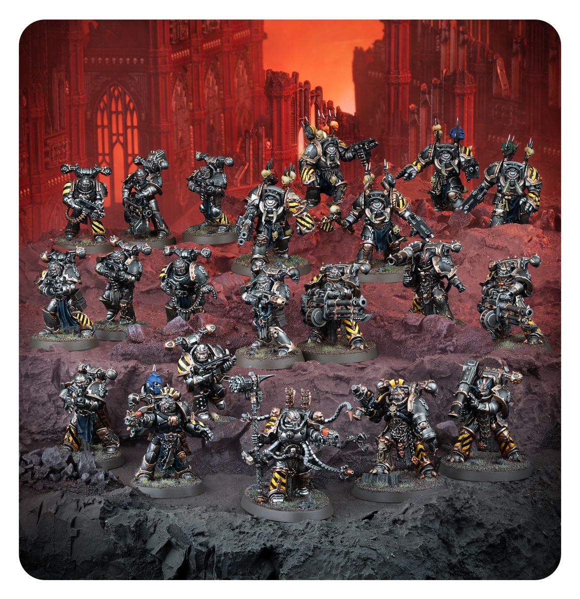 Warhammer 40k: Combat Patrol - Chaos space Marines IRON WARRIORS