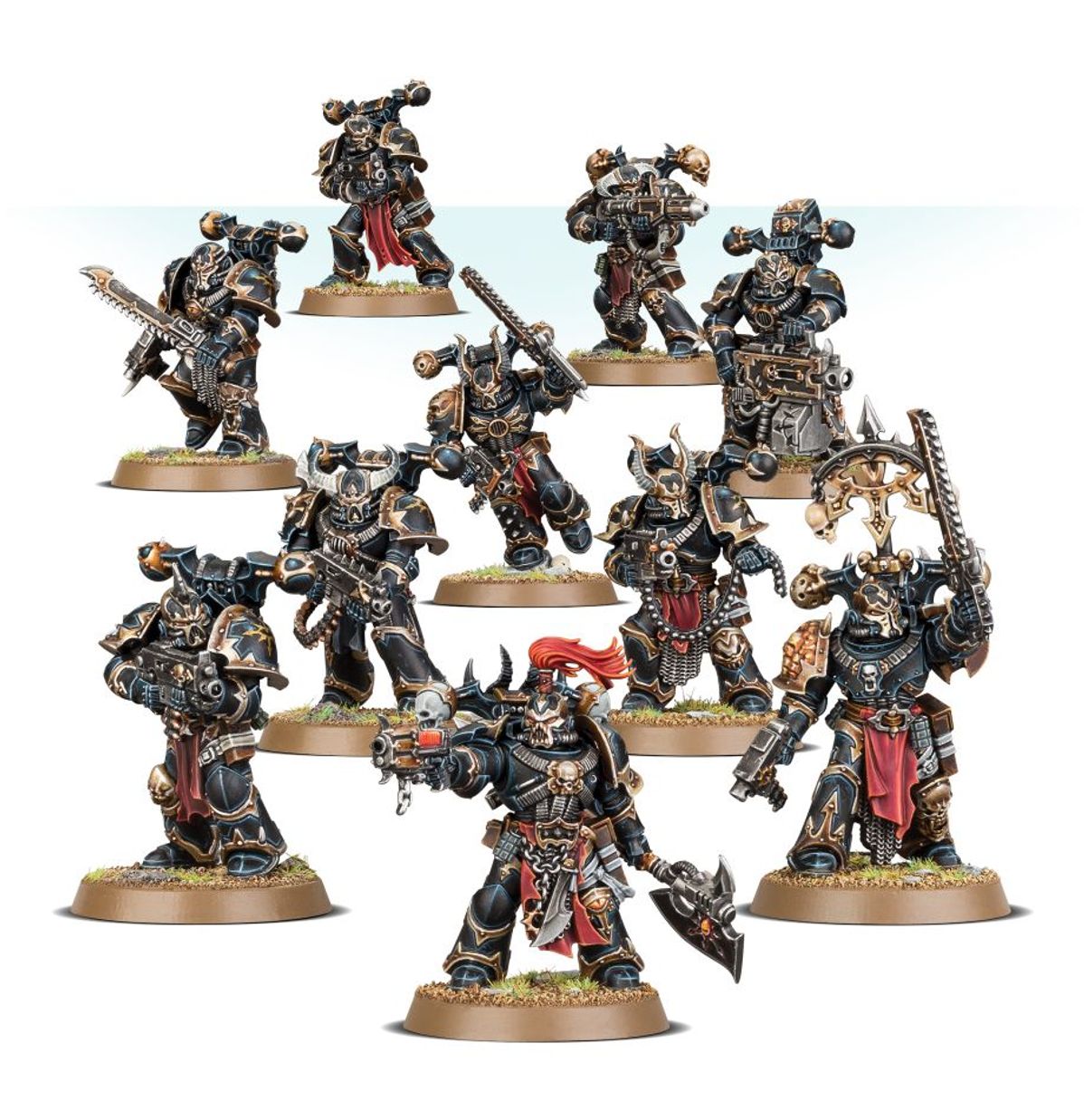Warhammer 40000 Chaos Space Marines Battleforce Hellforged Warband
