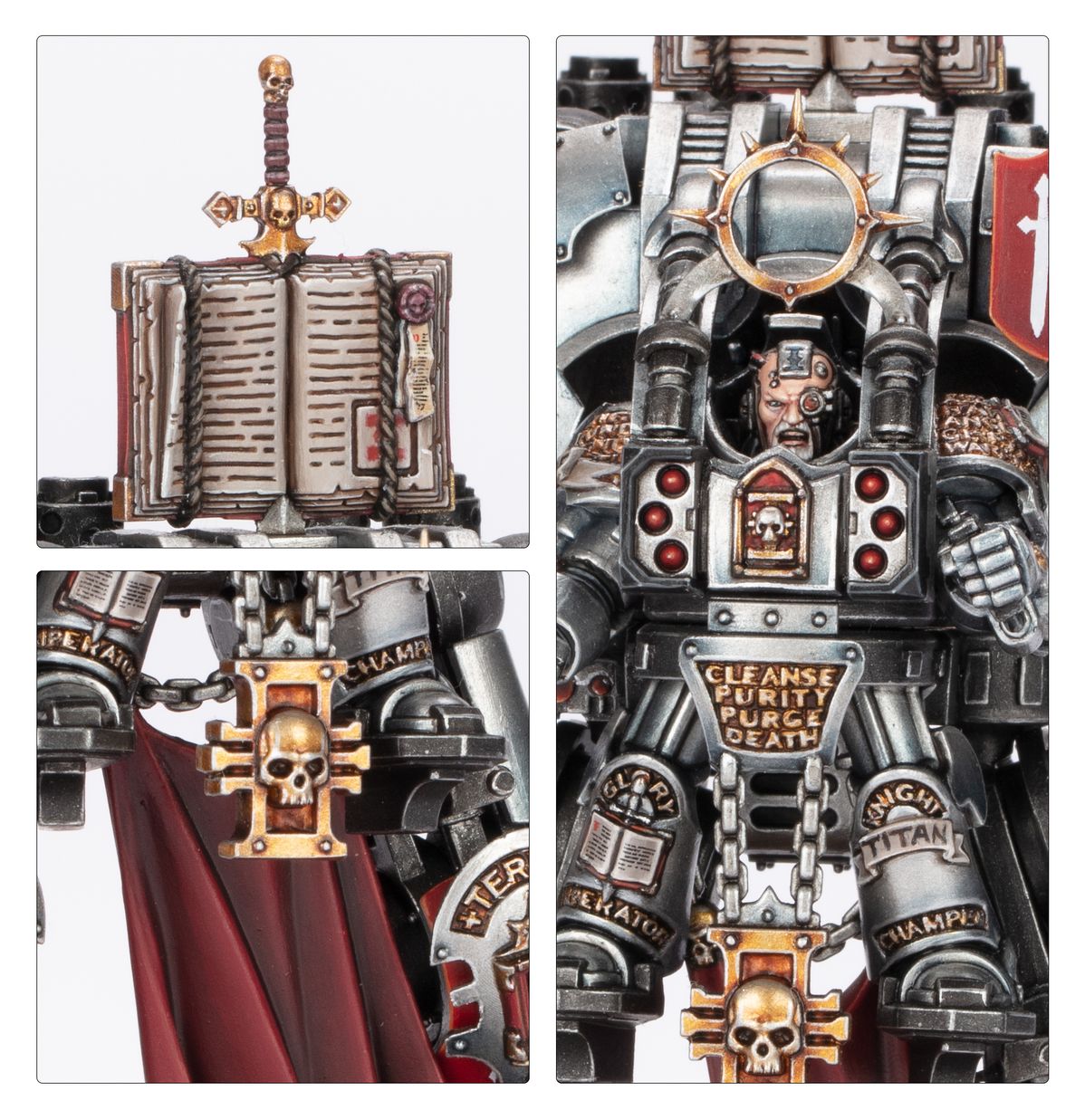 Warhammer 40000 Grey Knights Grand Master in Nemesis Dreadknight