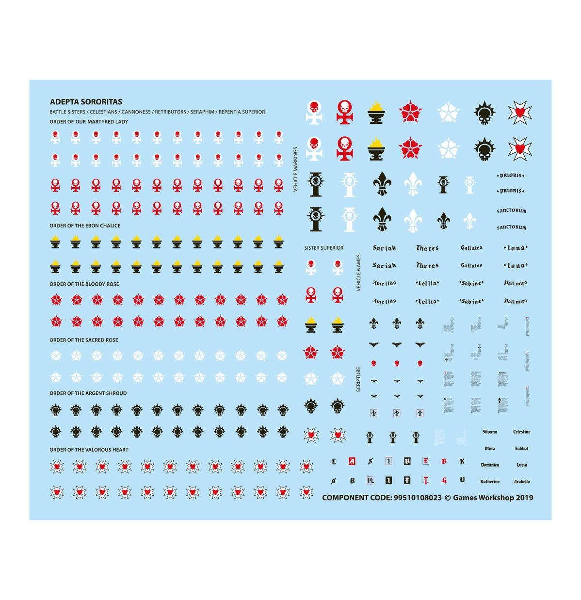 Warhammer 40000 Adepta Sororitas Sisters Novitiate Squad