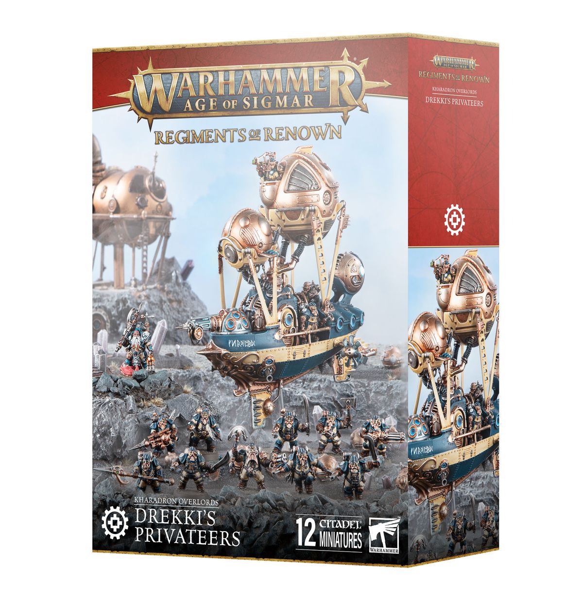 Warhammer Age of Sigmar Kharadron Overlords Regimiento de Renombre Corsarios de Drekki