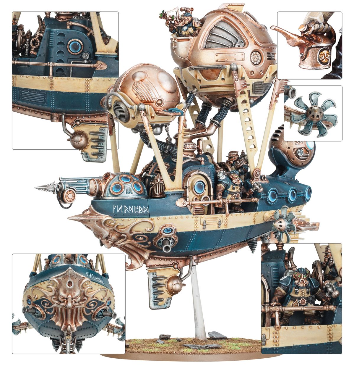 Warhammer Age of Sigmar Kharadron Overlords Regimiento de Renombre Corsarios de Drekki
