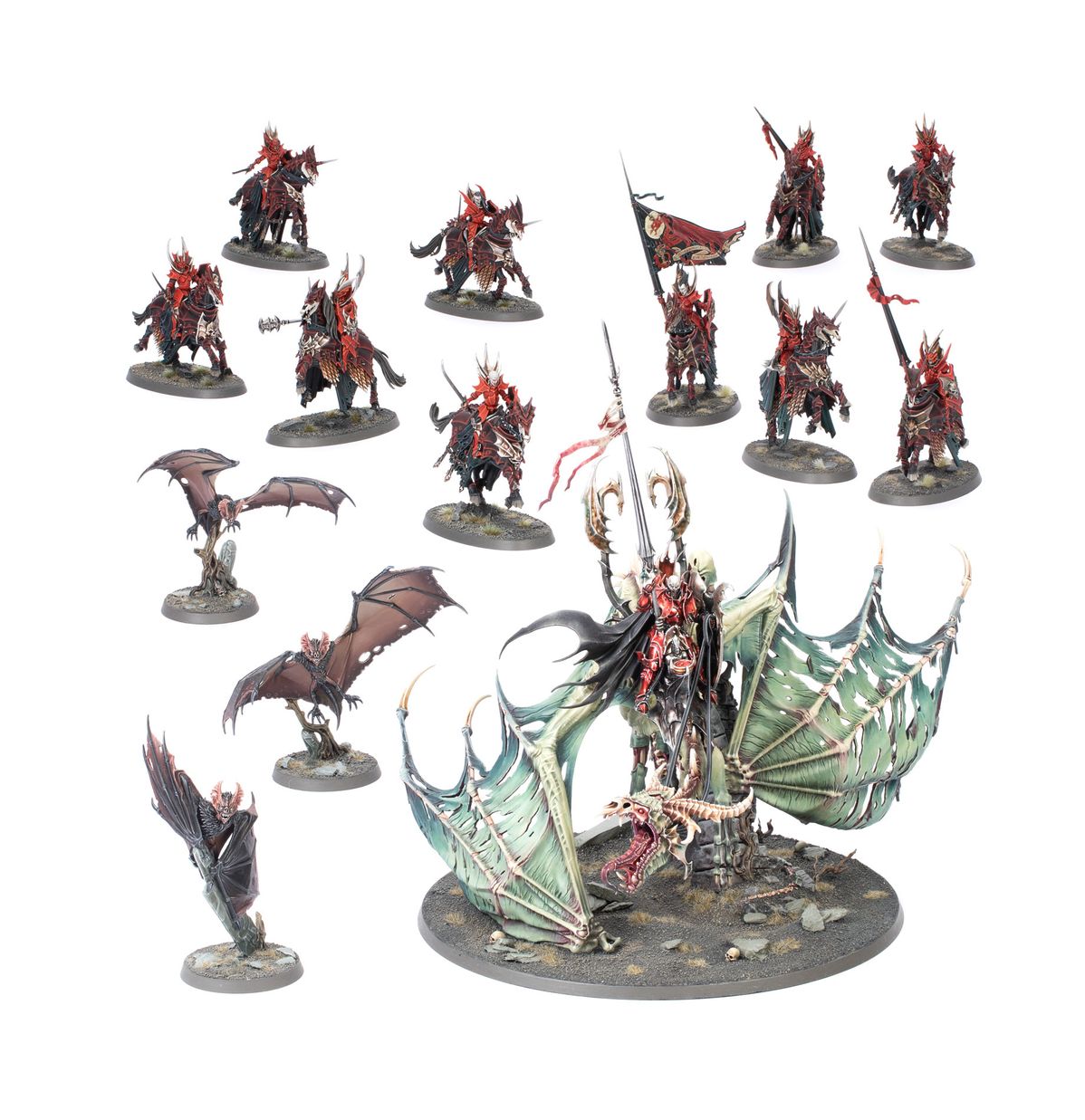 Warhammer Age Of Sigmar Soulblight Gravelords Lances Of The Crimson Keep