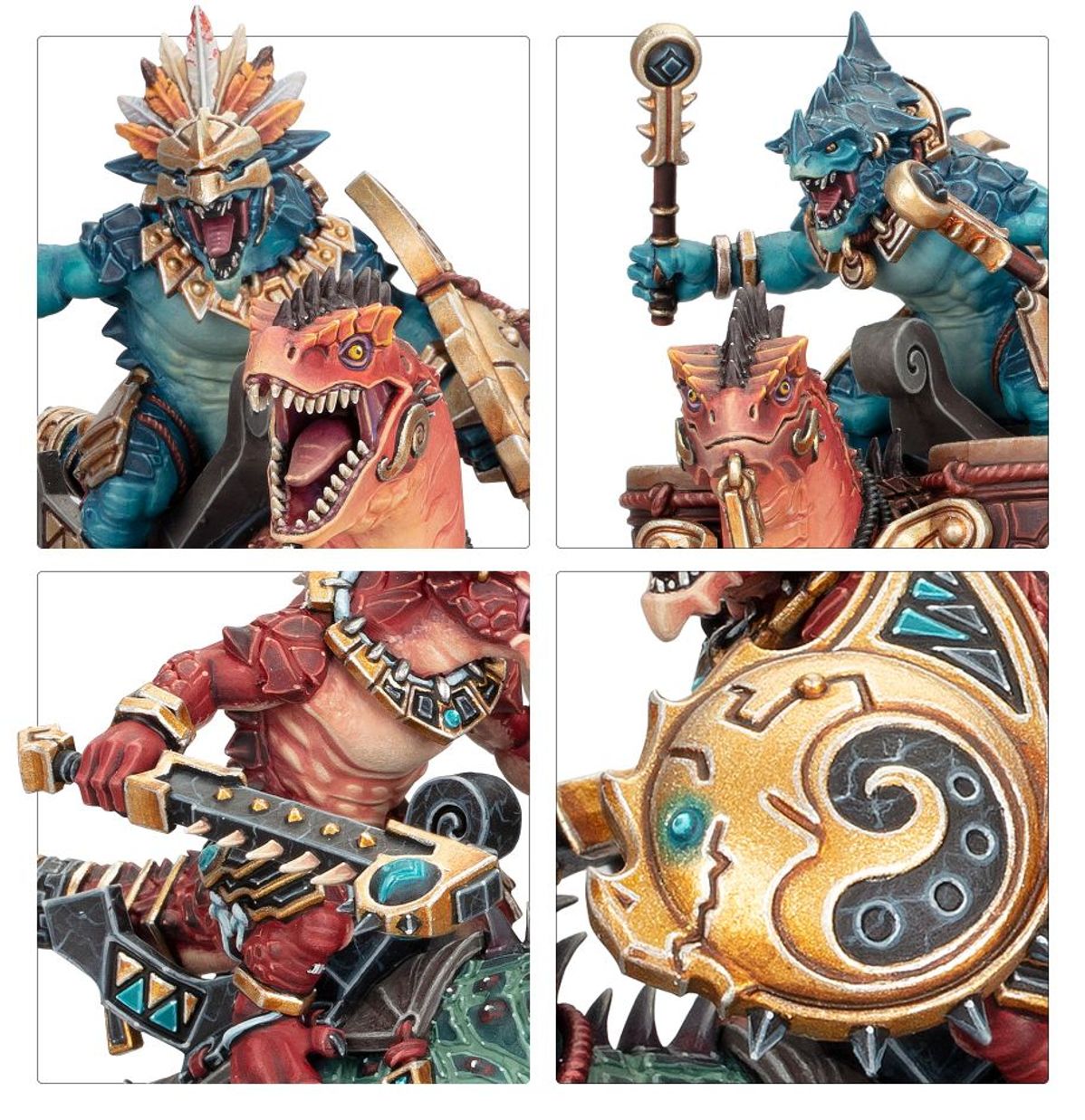 Warhammer Age of Sigmar Seraphon Aggradon Lancers