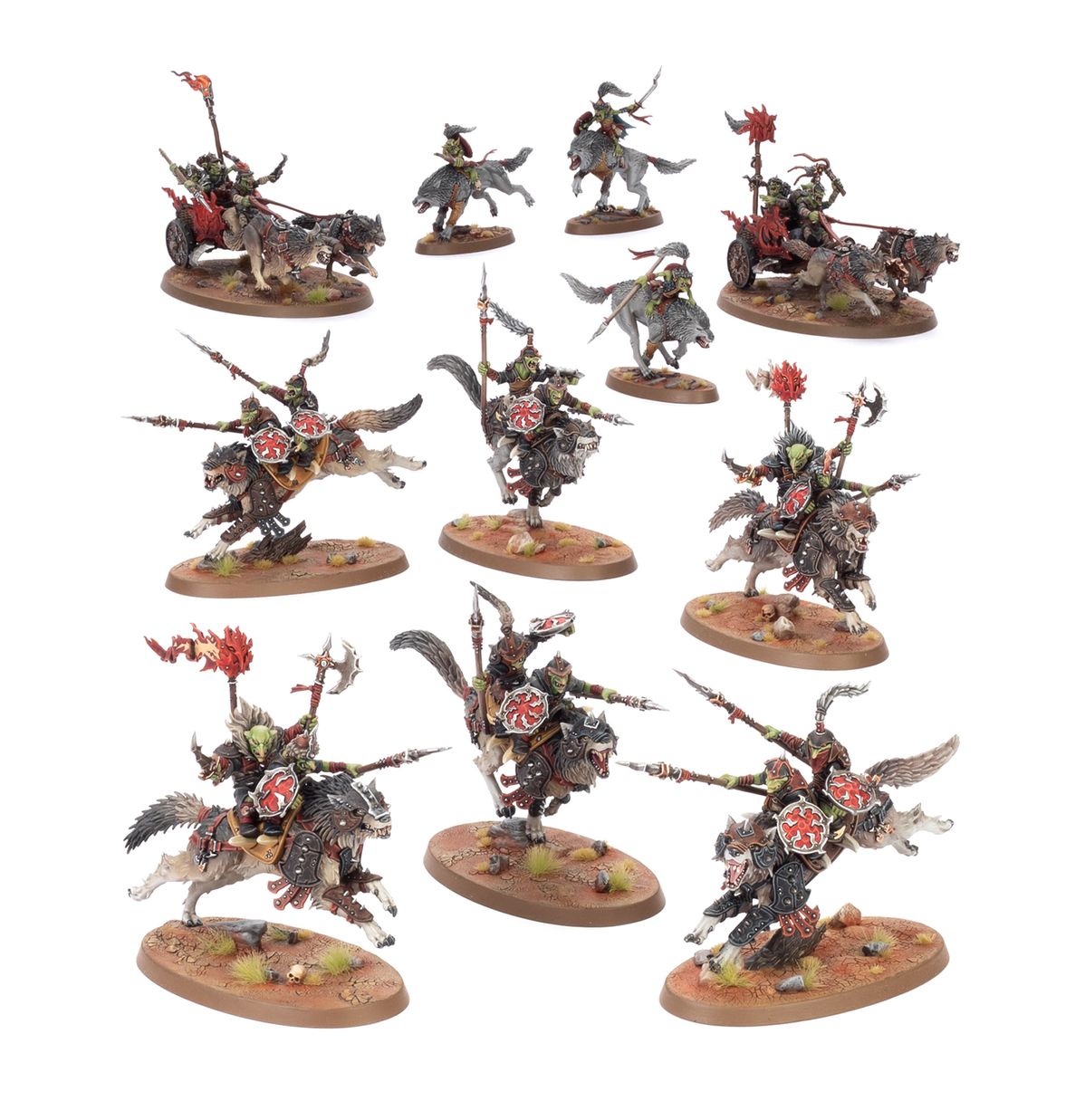 Warhammer Age of Sigmar Spearhead Snarlpack Huntaz