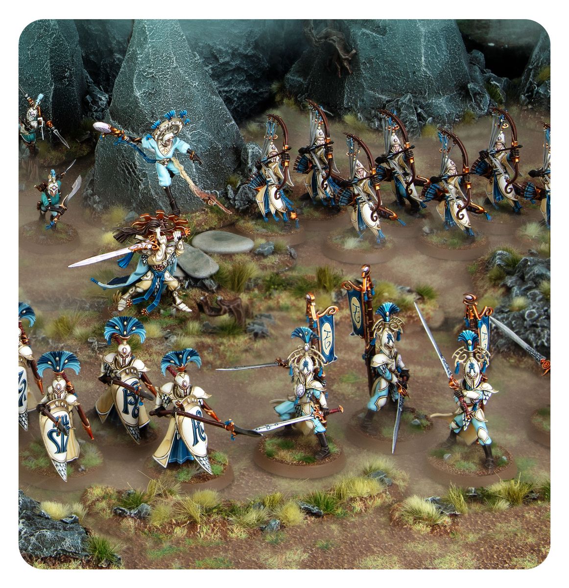 Warhammer Age Of Sigmar Lumineth Realm-Lords Battleforce Iliathan Warhost