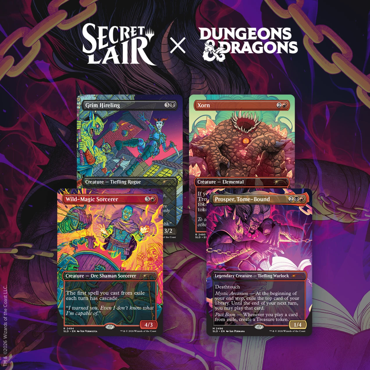 Magic the Gathering: Secret Lair Drop Series - Shadows Over Baulder's Gate - NON FOIL