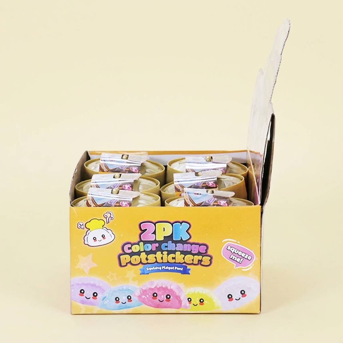UPD SCCPS 2pc Color Change Potstickers Squishy Set - 12pcs