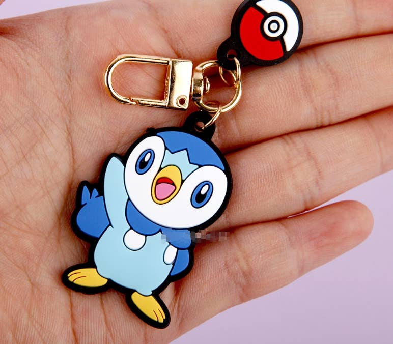 Paquete variado de llaveros y abalorios para bolsos con personajes de Pokémon