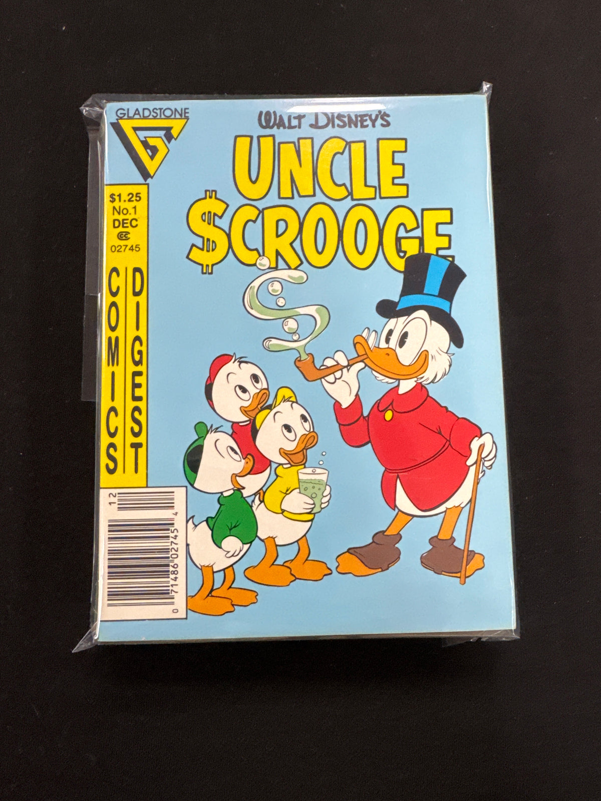 Walt Disney's Uncle Scrooge Comics Digest #1–5 Complete Set – Gladstone Publishing (1986–1987)