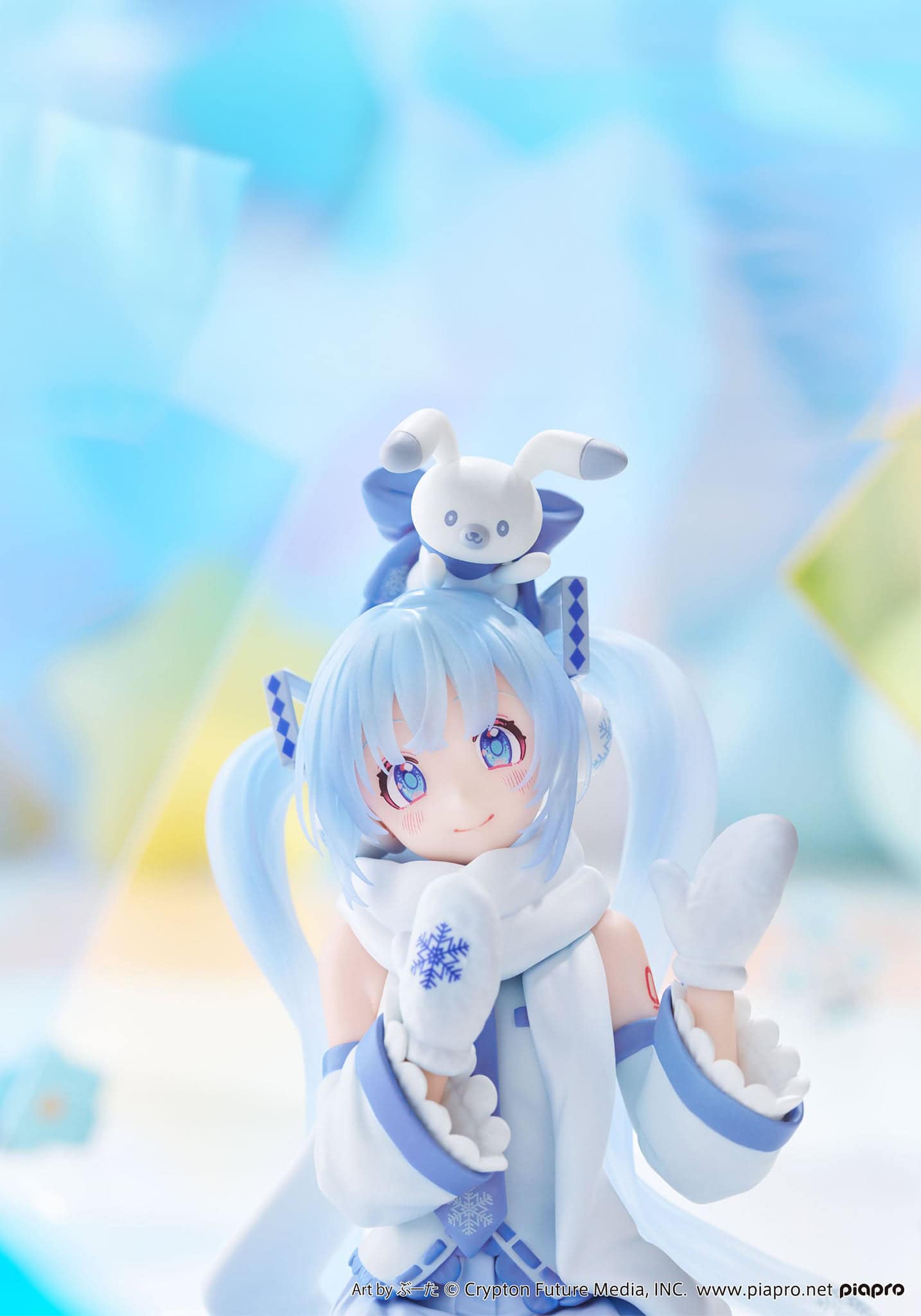 Hatsune Miku Noodle Stopper Figure -SNOW MIKU Sky Town 10th ver.-