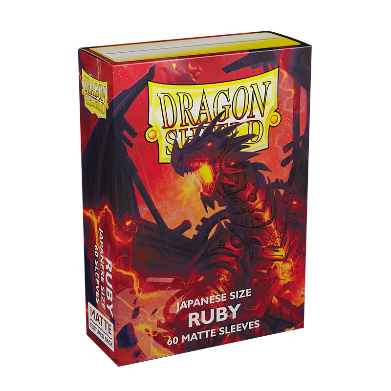 Dragon Shield | Japanese Size: Ruby Matte - Card Sleeves