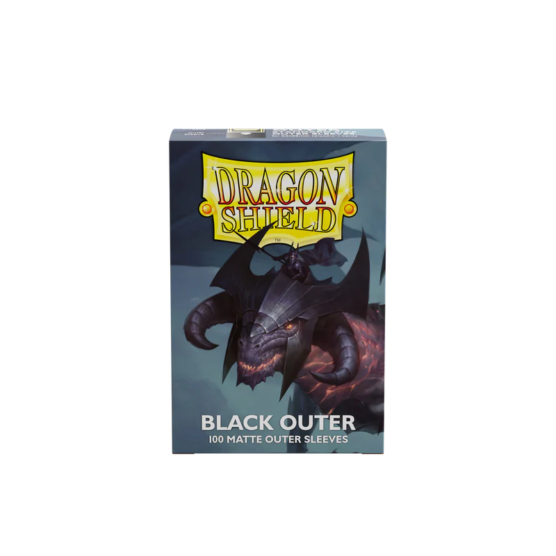 Dragon Shield Matte Outer Sleeves "Black"