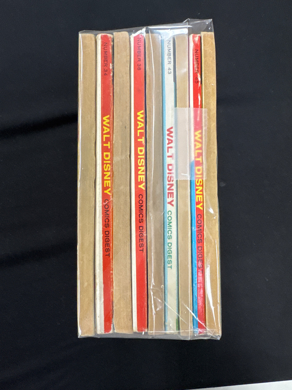Walt Disney Comics Digest #31, 34, 37, 38, 40, 43–46 – Gold Key Classics 9-Issue Bundle (1971–1974)